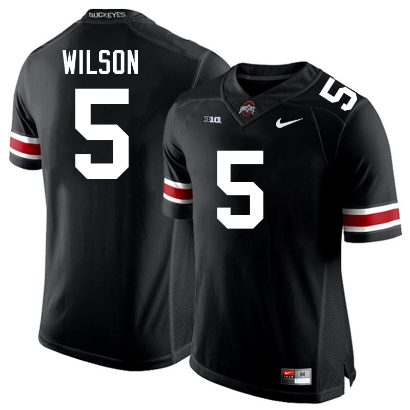 Garrett Wilson Ohio State Buckeyes Jersey College Football Uniforms-Black